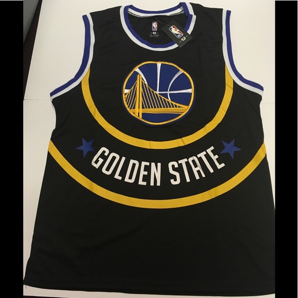 Golden State Warriors Jersey Tank - Black